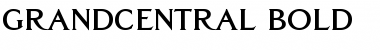 GrandCentral-Bold Font