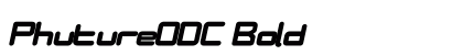 PhutureODC Bold Font PhutureODC Bold Font Preview