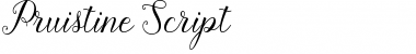 Download Pruistine Script Font
