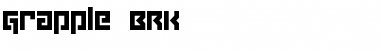 Grapple BRK Regular Font