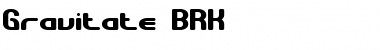 Download Gravitate BRK Font