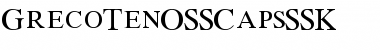 GrecoTenOSSCapsSSK Regular Font