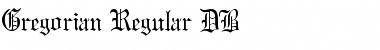 Gregorian DB Regular Font