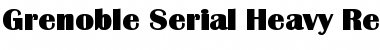 Download Grenoble-Serial-Heavy Font