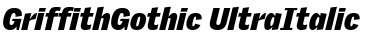 GriffithGothic Italic Font