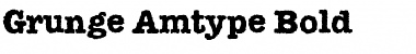 Grunge Amtype Bold Regular Font