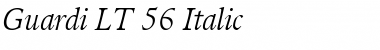 Guardi LT Roman Italic Font