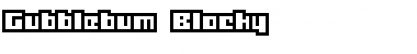 Gubblebum Blocky Font