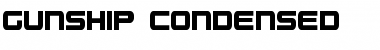 Gunship Condensed Font