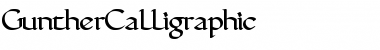 Download GuntherCalligraphic Font