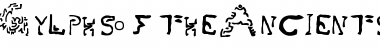 Gylphs of the Ancients Regular Font