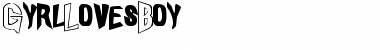 GyrlLovesBoy Regular Font