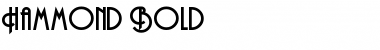 Hammond Bold Font