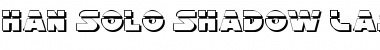 Download Han Solo Shadow Laser Font