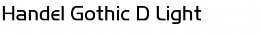 Handel Gothic D Regular Font