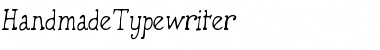HandmadeTypewriter Regular Font