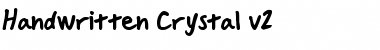 Handwritten Crystal v2 Regular Font