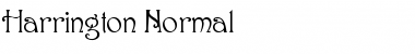 Harrington Normal Font