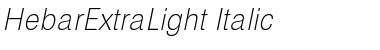 Download HebarExtraLight Font