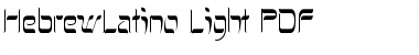 Download HebrewLatino Light Font