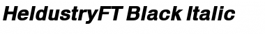 HeldustryFT Black Regular Font