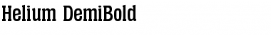 Download Helium-DemiBold Font