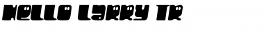 Download Hello Larry TR Font