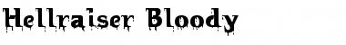 Download Hellraiser Bloody Font