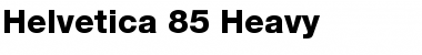 Helvetica 65 Medium Bold Font