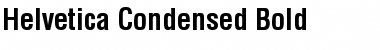Helvetica Condensed Bold