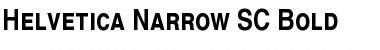 Helvetica Narrow SC Bold Font