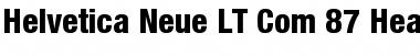 Helvetica Neue LT Com 87 Heavy Condensed Font