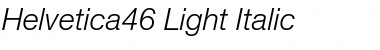 Download Helvetica46-Light Font