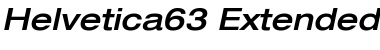 Helvetica63-ExtendedMedium MediumItalic Font