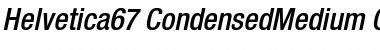 Download Helvetica67-CondensedMedium Font