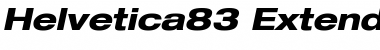 Helvetica83-ExtendedHeavy HeavyItalic
