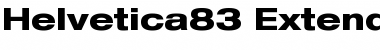 Download Helvetica83-ExtendedHeavy Font