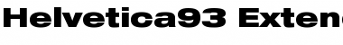 Helvetica93-ExtendedBlack Black Font