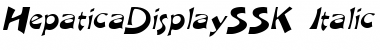 Download HepaticaDisplaySSK Font