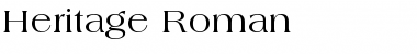 Heritage-Roman Regular Font