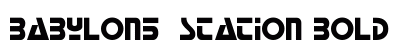 Babylon5_Station Bold Font Preview Babylon5_Station Bold Font Preview