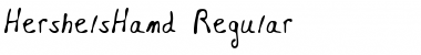 HershelsHand Regular Font