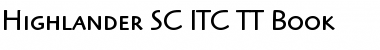 Download Highlander SC ITC TT Font