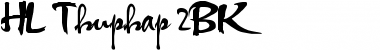 HL Thuphap 2BK Regular Font