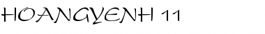 HoangYenH 1.1 Regular Font