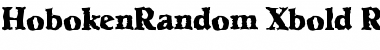 HobokenRandom-Xbold Regular Font