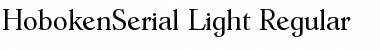 Download HobokenSerial-Light Font