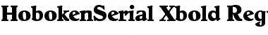 HobokenSerial-Xbold Regular Font
