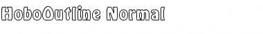 HoboOutline Regular Font