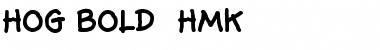 Hog Bold - HMK Regular Font